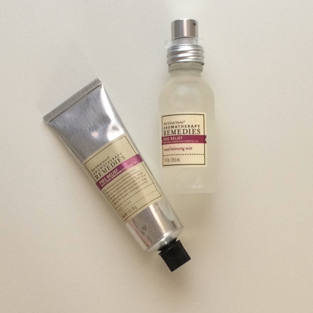 Aromatherapy Remedies PMS relief Bath&Body Works!